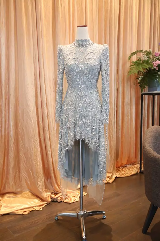 Detail kebaya lamaran Lesty Kejora © 2021 brilio.net