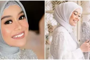 10 Potret detail kebaya lamaran Lesty Kejora, mewah bertabur kristal
