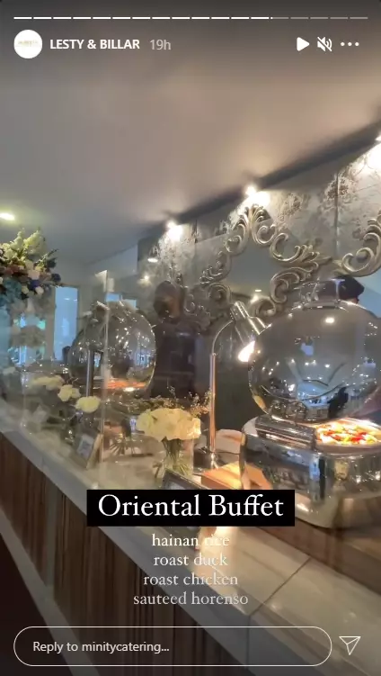 hidangan lamaran lesty dan rizky © 2021 Instagram hidangan lamaran lesty dan rizky © 2021 Instagram