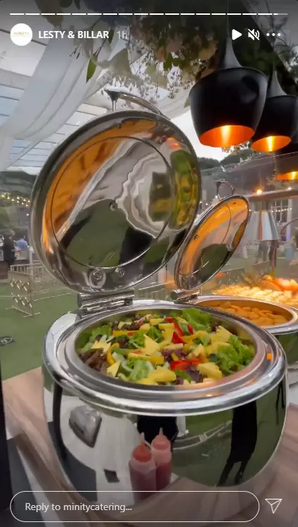 hidangan lamaran lesty dan rizky © 2021 Instagram hidangan lamaran lesty dan rizky © 2021 Instagram