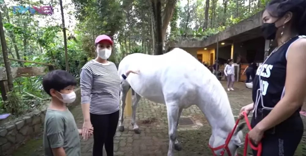 Potret kuda putih Nagita Slavina © 2021 brilio.net