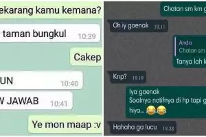10 Chat lucu teman nggak bisa serius ini endingnya ngeselin