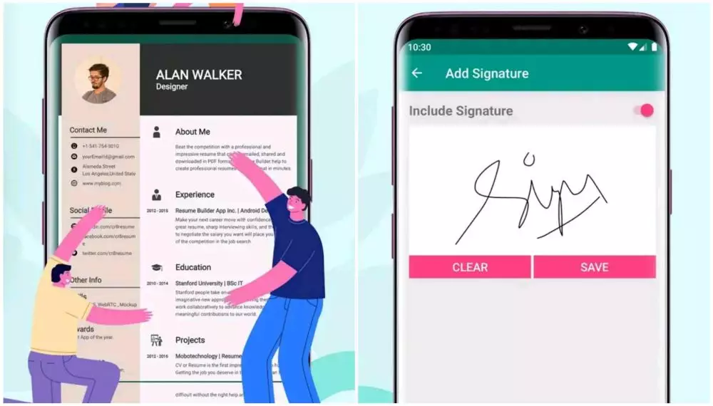 membuat CV di Word dan HP © berbagai sumber