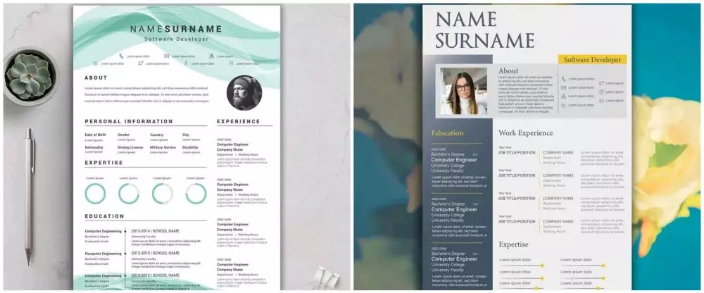 membuat CV di Word dan HP © berbagai sumber