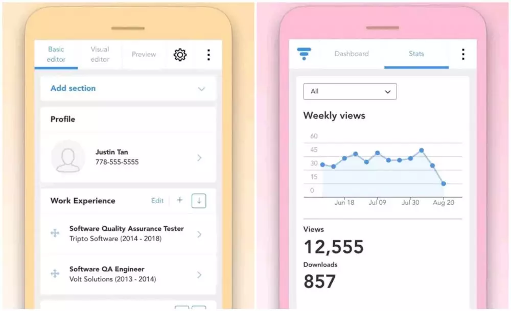 membuat CV di Word dan HP © berbagai sumber