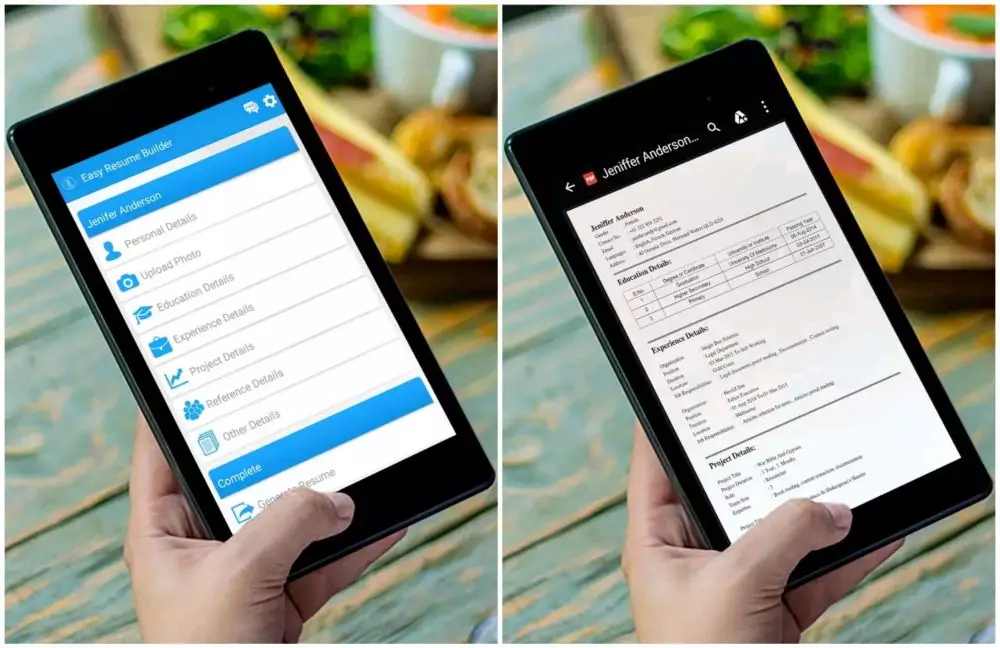 membuat CV di Word dan HP © berbagai sumber