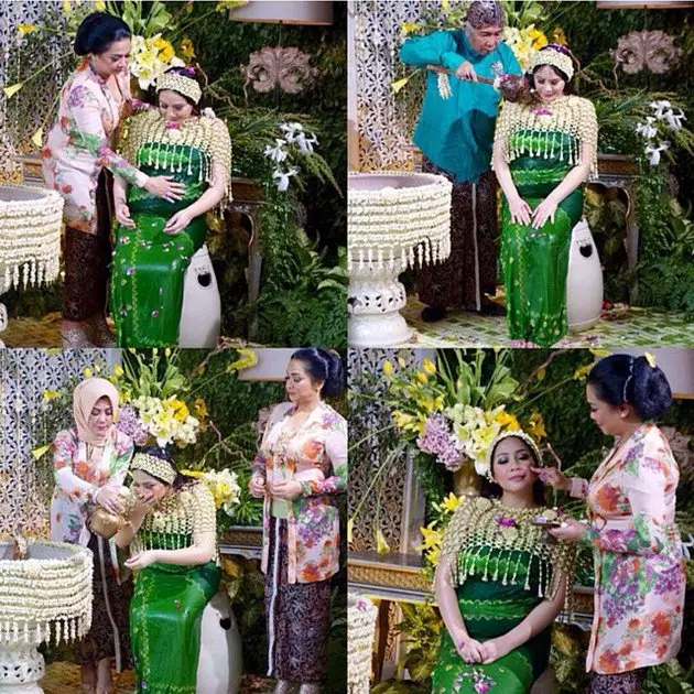 7 bulanan 14 seleb dalam berbagai adat © berbagai sumber