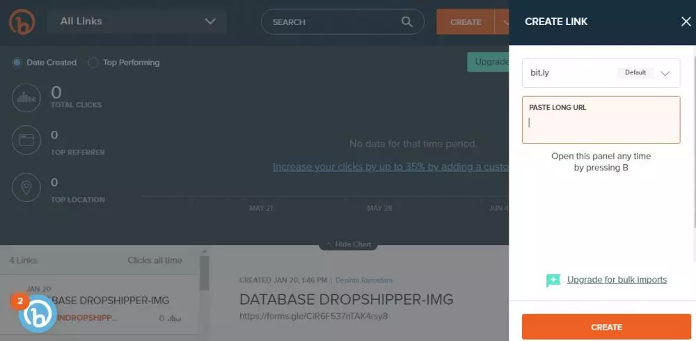 Cara mudah membuat tautan bitly © Bit.ly Cara mudah membuat tautan bitly © Bit.ly