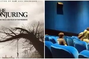 Viral video penonton bioskop kesurupan saat saksikan The Conjuring