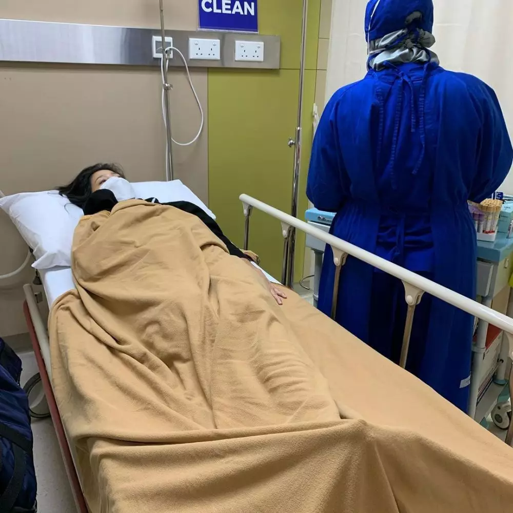 potret kondisi terkini Bunga Zainal Instagram