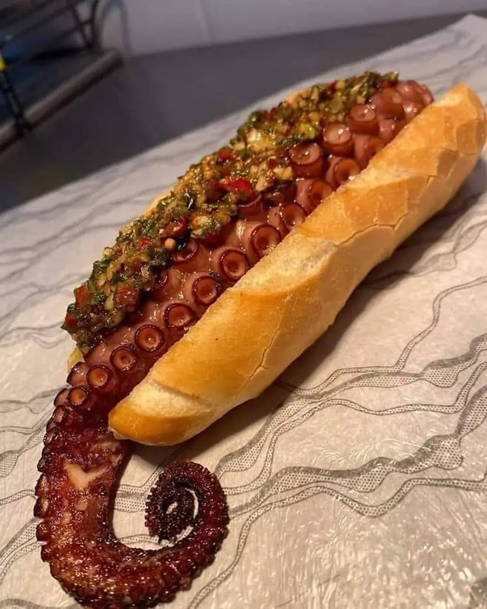 penampakan makanan cepat saji © 2021 Instagram