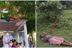 10 Momen lucu asal rebahan ini bikin senyum geregetan