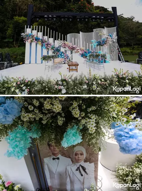 dekorasi outdoor lamaran seleb © 2021 brilio.net