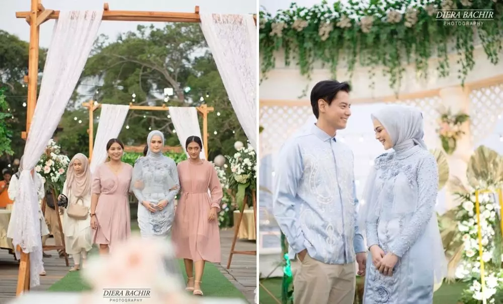 dekorasi outdoor lamaran seleb © 2021 brilio.net