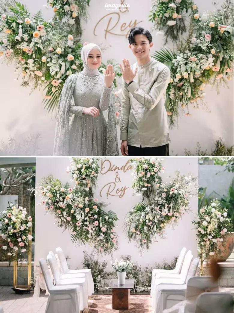 dekorasi outdoor lamaran seleb © 2021 brilio.net