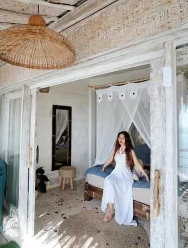 Gaya liburan Siti Badriah selama di Bali Instagram/@sitibadriahh