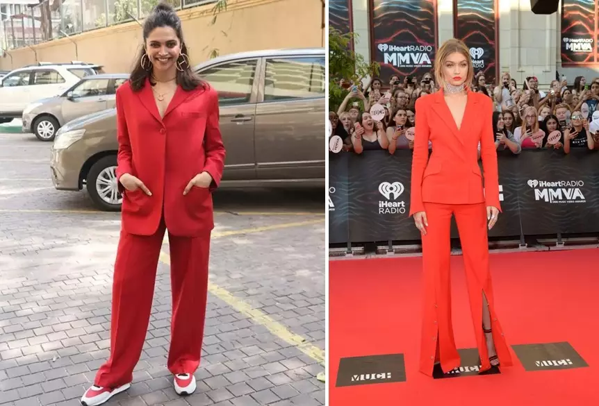 Deepika Padukone kembaran baju dengan seleb lain © 2021 brilio.net Deepika Padukone kembaran baju dengan seleb lain © 2021 brilio.net