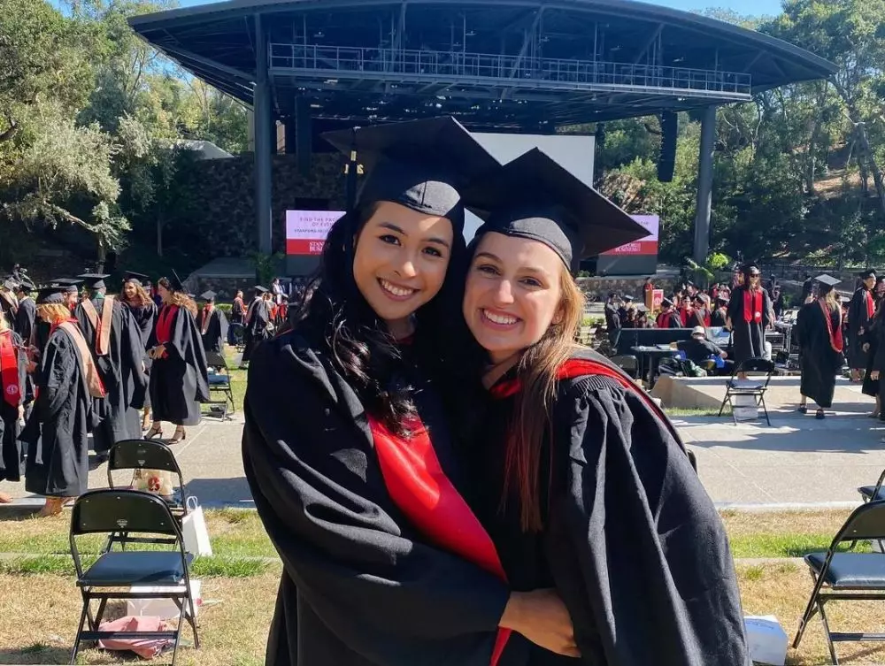 Maudy Ayunda dan teman di Amerika © Instagram