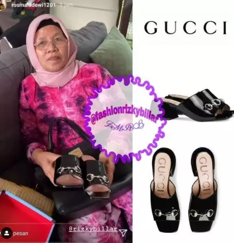 fashion item keluarga Billar © Instagram