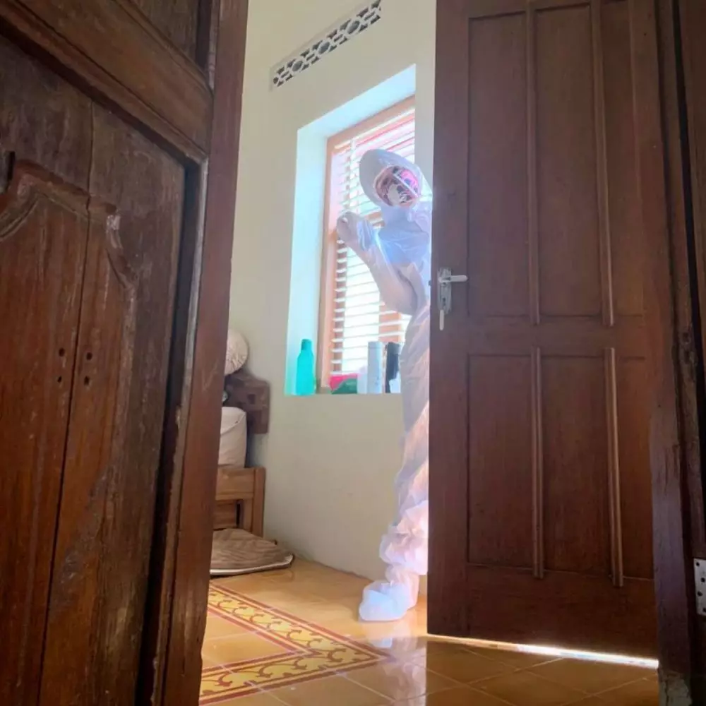 Potret Zaskia Adya Mecca rawat anak terpapar Covid-19 © Instagram