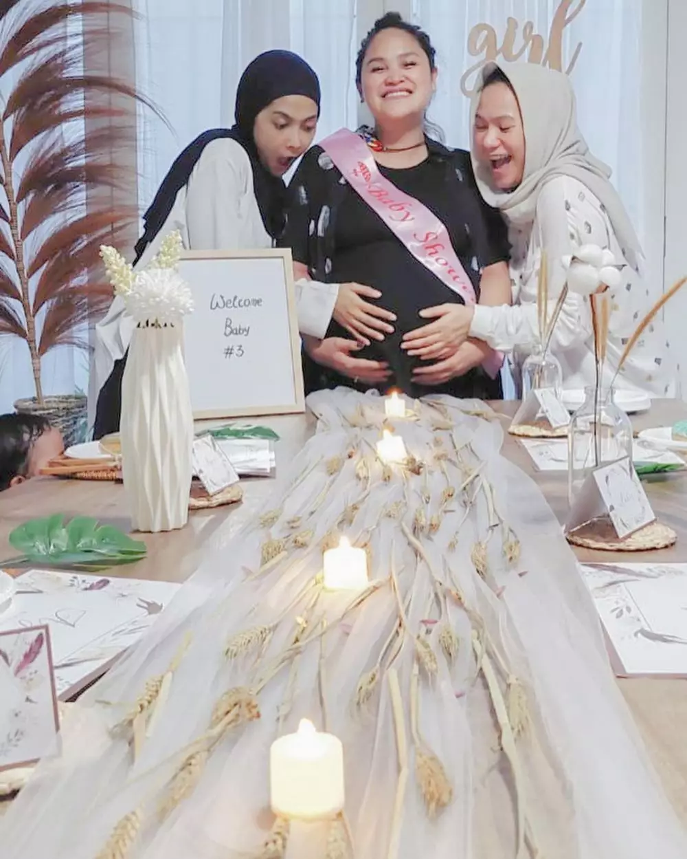 momen baby shower istri wendy cagur © instagram