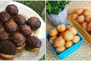 10 Resep donat mini ala rumahan, dijamin empuk dan lembut