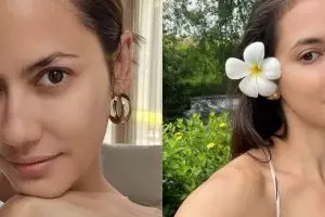 Kerap tampil natural, 10 potret Pevita Pearce dengan makeup tebal