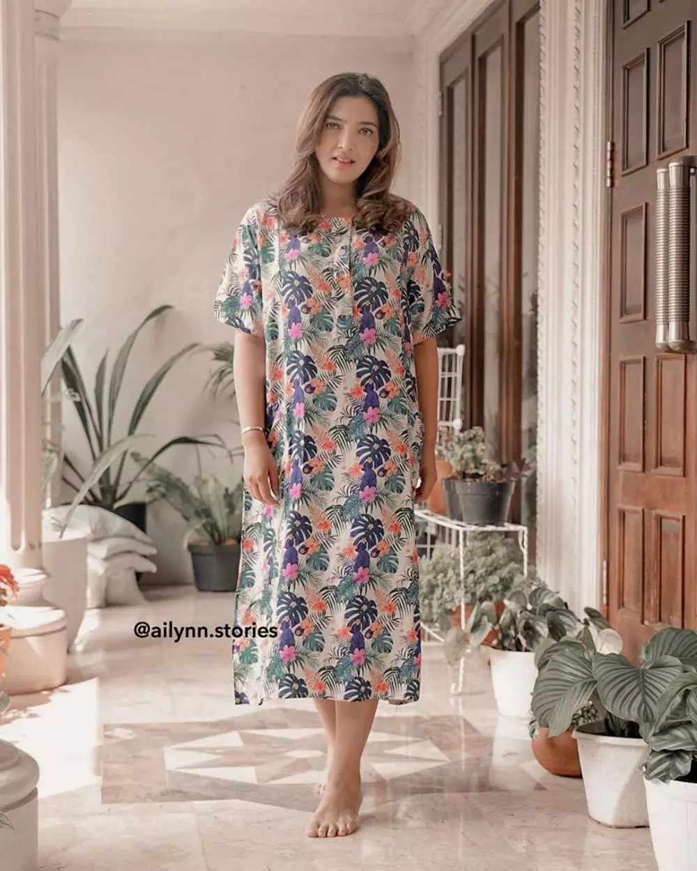 Ashanty kenakan daster © Instagram