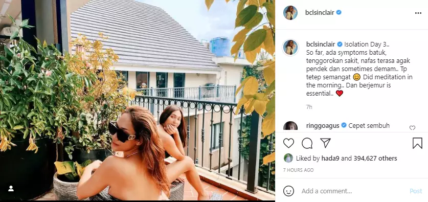 jawaban Bunga Citra Lestari atas tuduhan warganet Instagram