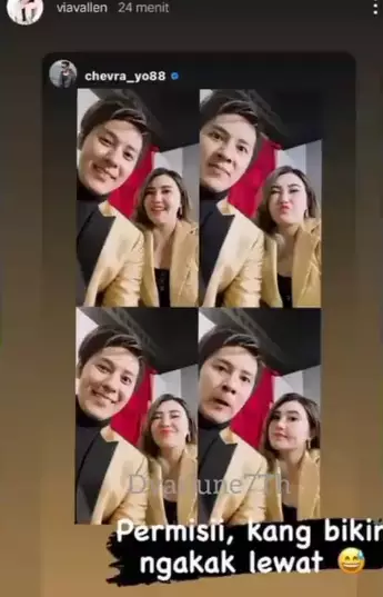momen kebersamaan Via Vallen dan Chevra Papinka Instagram momen kebersamaan Via Vallen dan Chevra Papinka Instagram