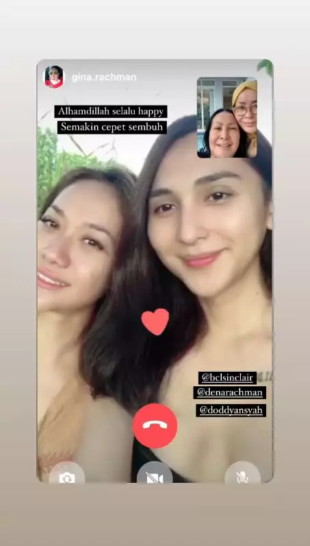 potret BCL isoman © Instagram