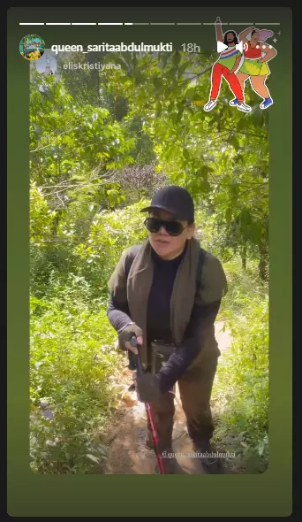 potret Sarita Abdul Mukti bikin heboh Instagram