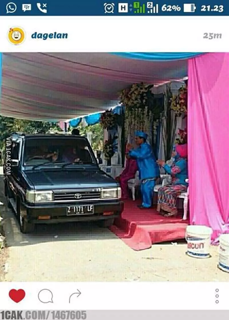 dekorasi resepsi pernikahan kocak © 2021 berbagai sumber