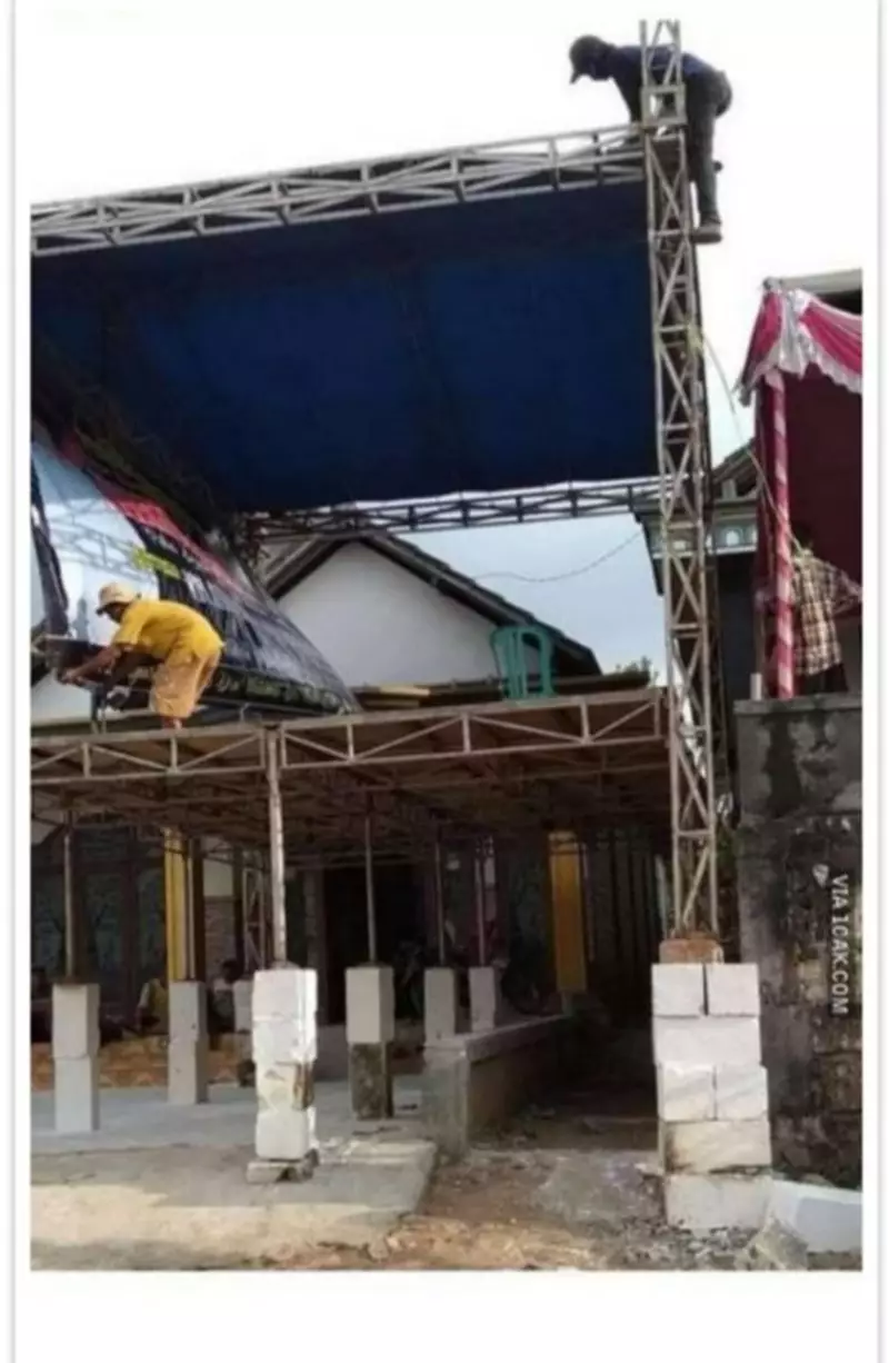 dekorasi resepsi pernikahan kocak © 2021 berbagai sumber