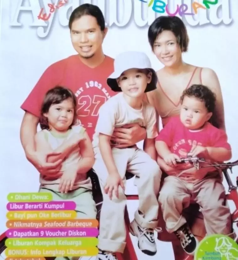 kakak-adik seleb majalah lawas © Istimewa