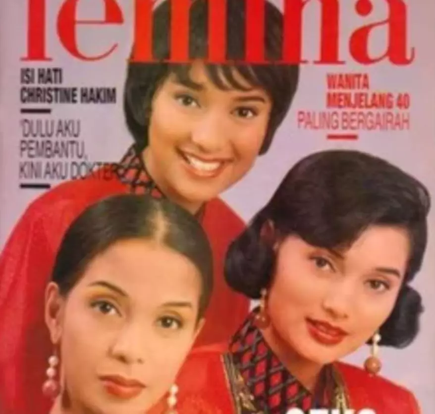 kakak-adik seleb majalah lawas © Instagram