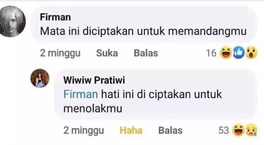 obrolan lucu nggak mau kalah © 2021 instagram.com