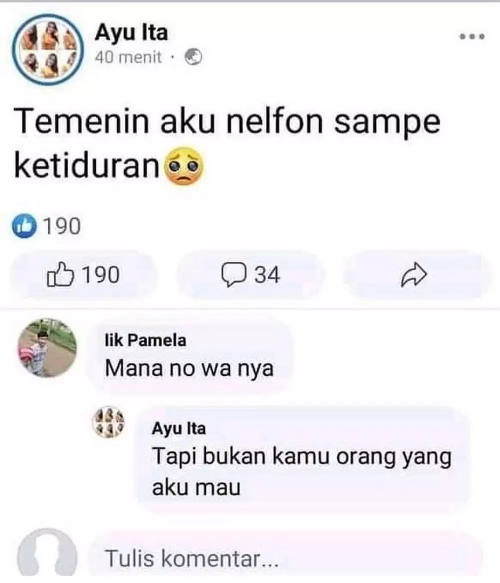 obrolan lucu nggak mau kalah © 2021 instagram.com