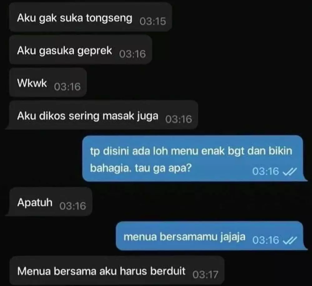 obrolan lucu nggak mau kalah © 2021 instagram.com