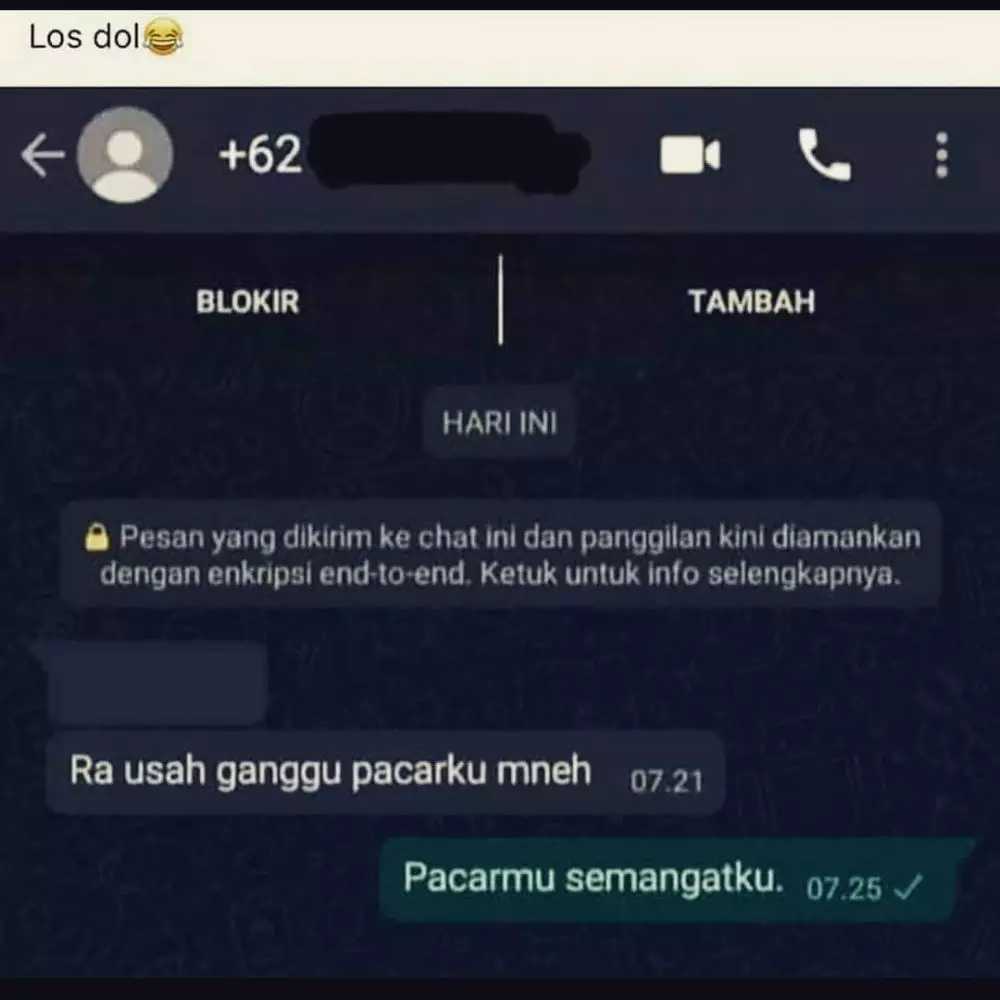 obrolan lucu nggak mau kalah © 2021 instagram.com