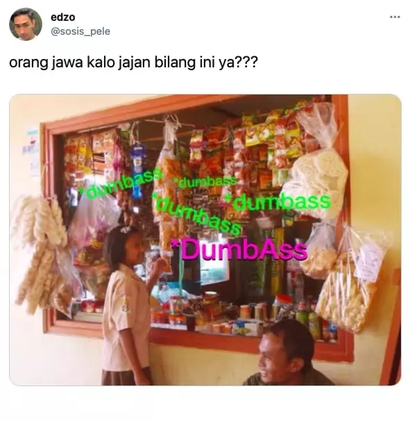 Pelesetan bahasa Jawa bikin mikir © Twitter