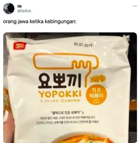 Pelesetan bahasa Jawa bikin mikir © Twitter