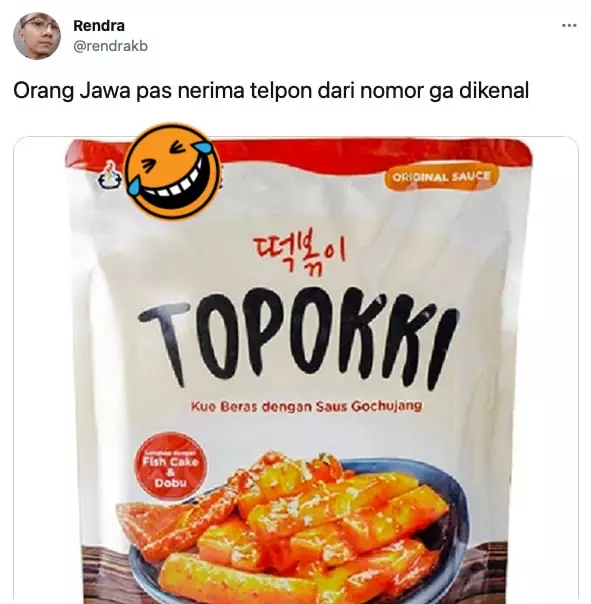 Pelesetan bahasa Jawa bikin mikir © Twitter