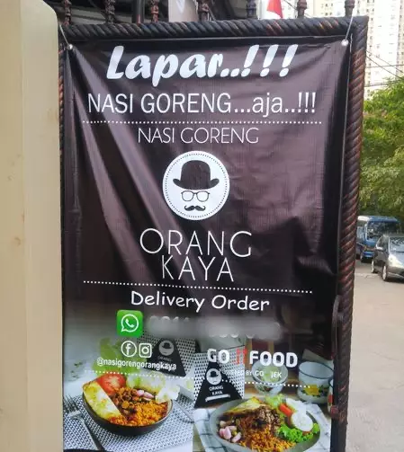 Tulisan lucu jualan nasi goreng © berbagai sumber