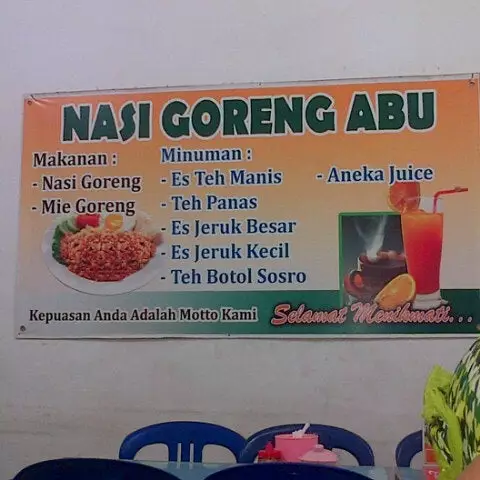 Tulisan lucu jualan nasi goreng © berbagai sumber