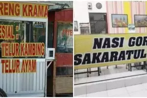 16 Tulisan lucu jualan nasi goreng ini bikin senyum bertanya-tanya