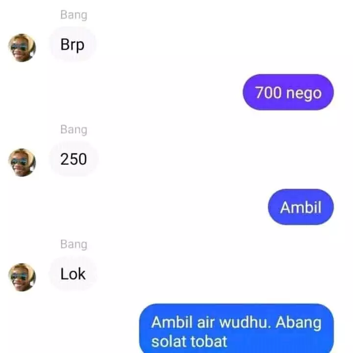balasan penjual ngeselin tapi lucu © Twitter balasan penjual ngeselin tapi lucu © Twitter