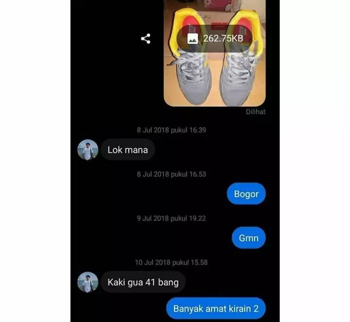 balasan penjual ngeselin tapi lucu © Twitter balasan penjual ngeselin tapi lucu © Twitter