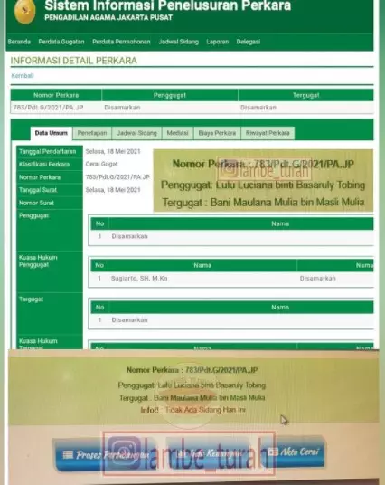 Lulu Tobing gugat cerai Bani Maulana Mulia setelah dua tahun menikah Instagram/@lambe_turah Lulu Tobing gugat cerai Bani Maulana Mulia setelah dua tahun menikah Instagram/@lambe_turah