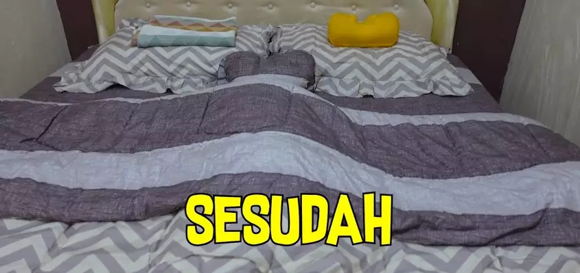 Penampakan kamar Dude Harlino di lokasi syuting YouTube/The Harlinos Story